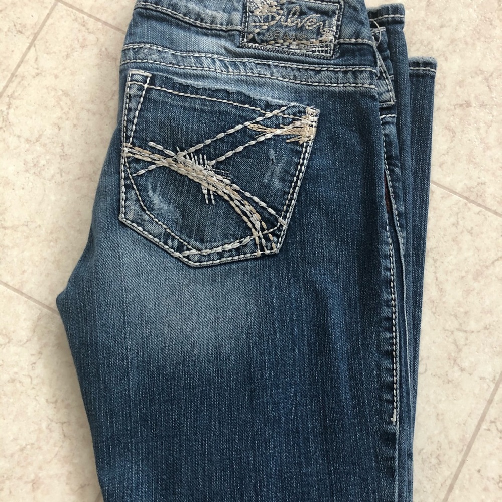 Ladies Silver "Tuesday Boot cut" jeans